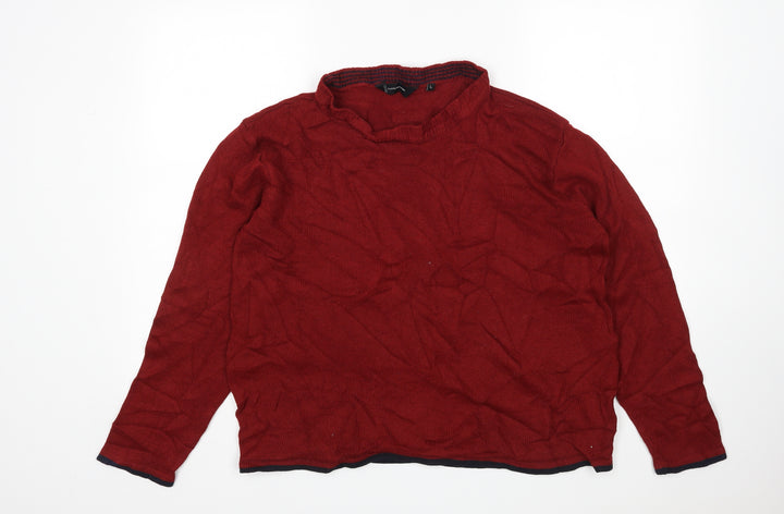 Cutting Edge Womens Red   Pullover Jumper Size L