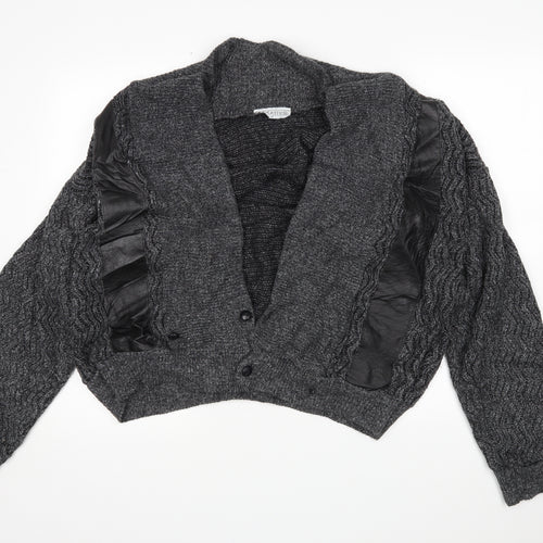 Preworn Womens Grey   Cardigan Jumper Size M