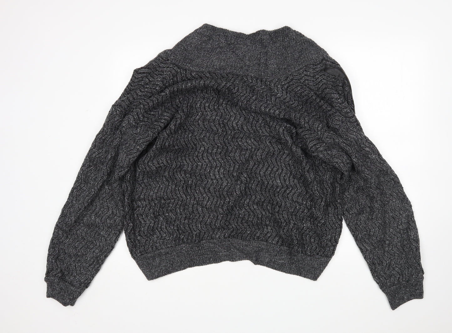 Preworn Womens Grey   Cardigan Jumper Size M