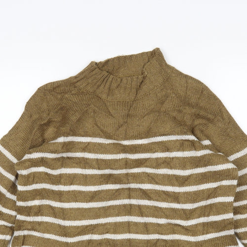Matalan Womens Multicoloured Striped  Pullover Jumper Size 10