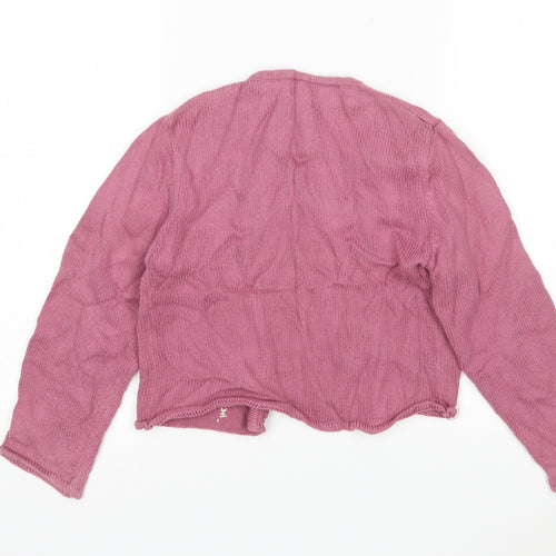 OKids Girls Pink   Cardigan Jumper Size 8 Years
