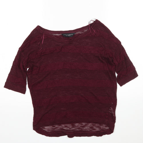 Dorothy Perkins Womens Purple   Pullover Jumper Size 10