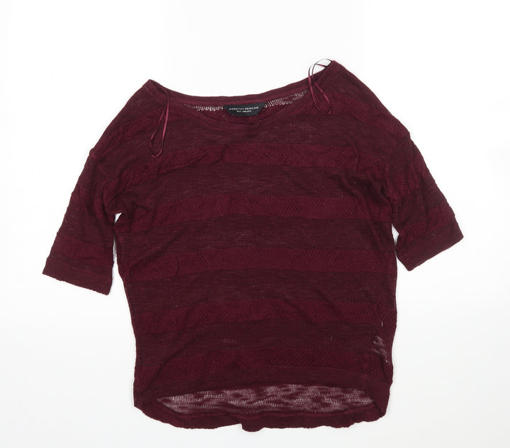Dorothy Perkins Womens Purple Pullover Jumper Size 10