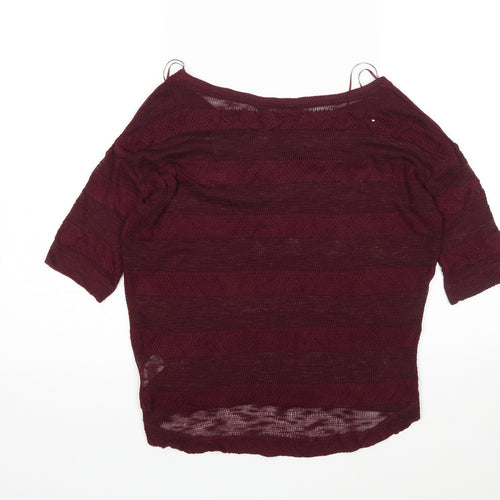Dorothy Perkins Womens Purple   Pullover Jumper Size 10