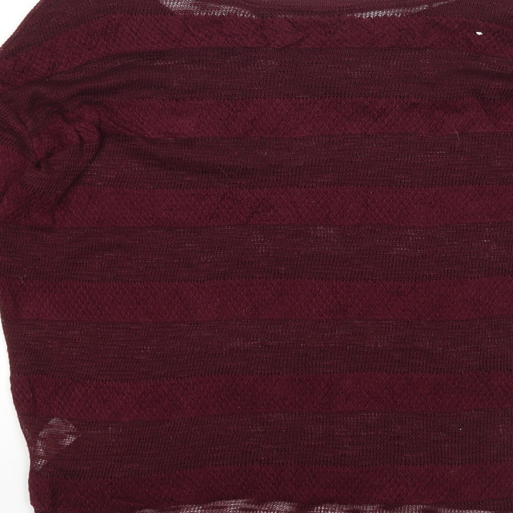 Dorothy Perkins Womens Purple   Pullover Jumper Size 10