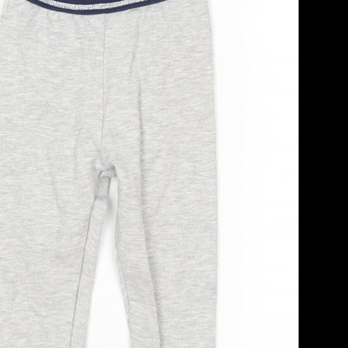 TU Girls Grey   Sweatpants Trousers Size 4 Years