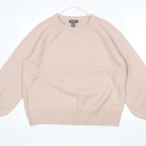 Primark Womens Pink   Pullover Jumper Size M