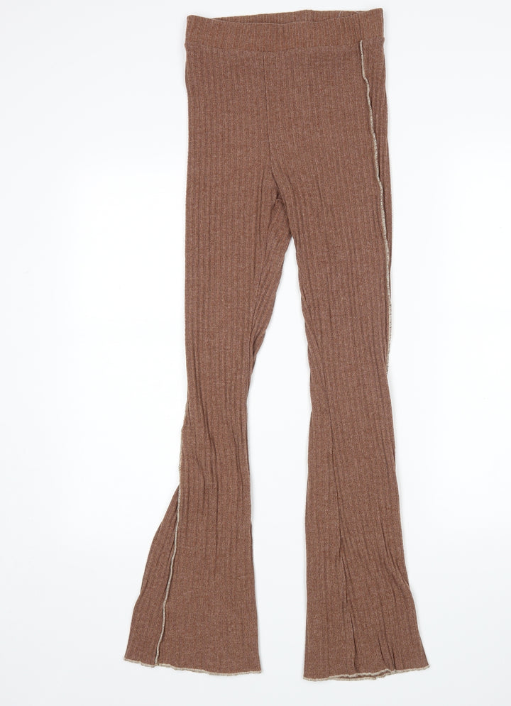 Primark Womens Brown Jogger Leggings Size XS L29 in