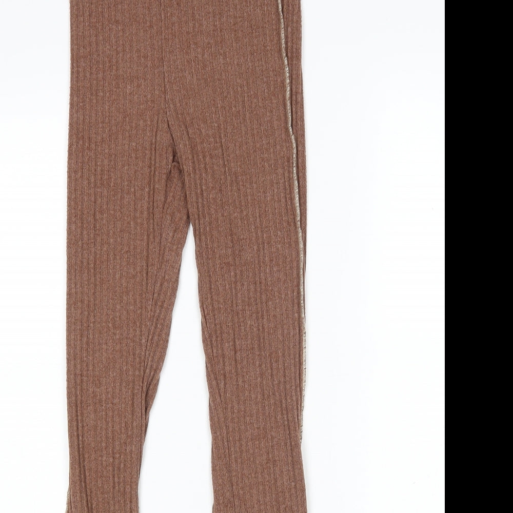 Primark Womens Brown   Jogger Leggings Size XS L29 in
