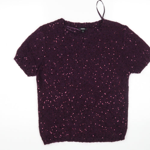 Papaya Womens Purple   Pullover Jumper Size 12