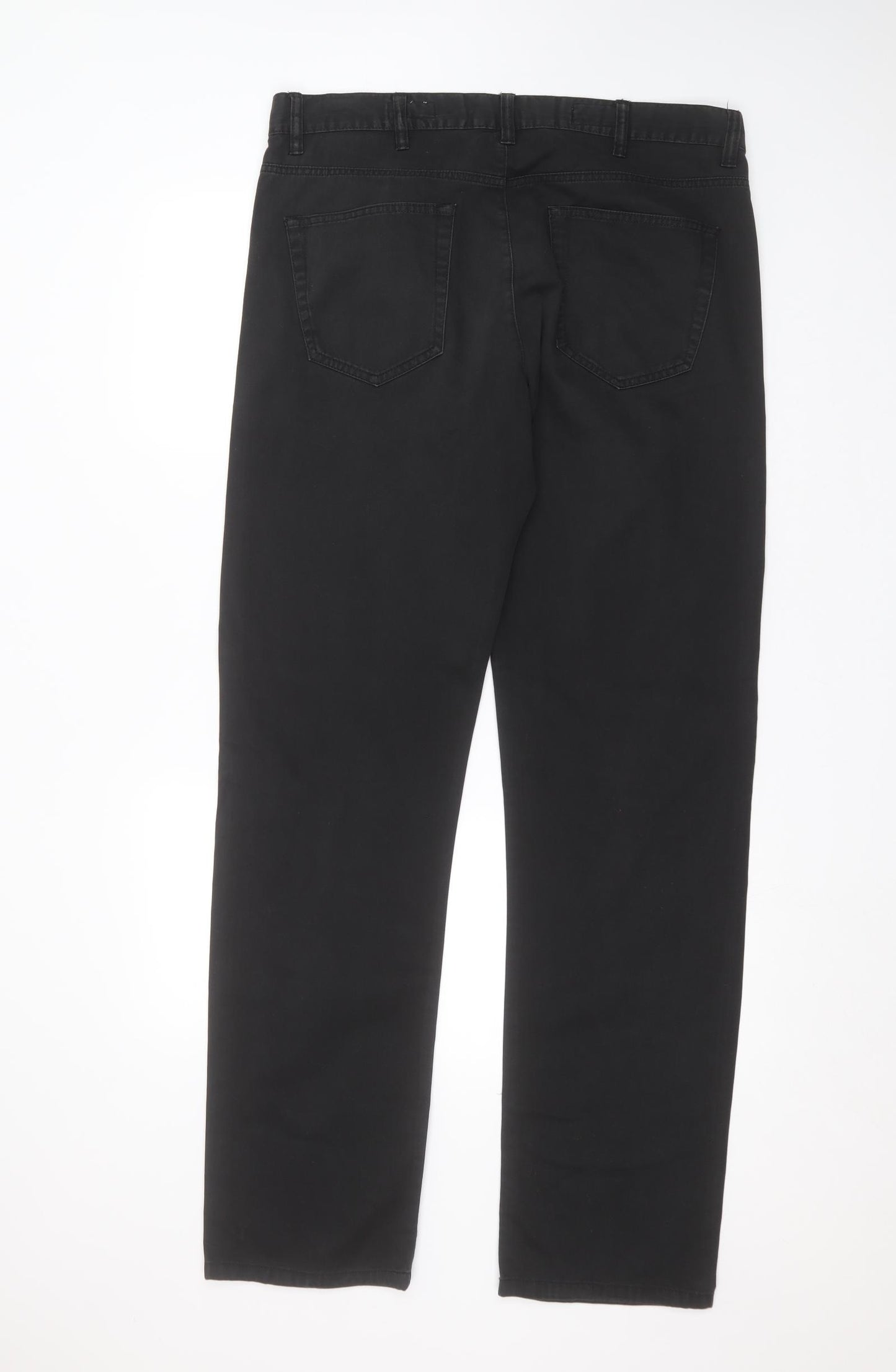 Easy Mens Black   Straight Jeans Size 36 in L34 in