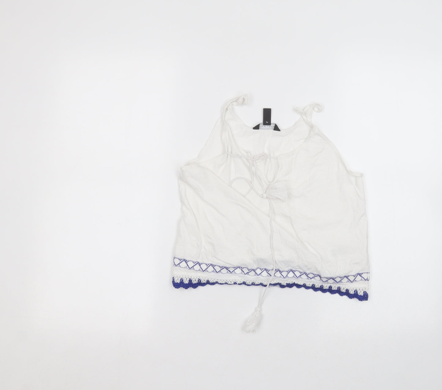 New Look Womens White   Basic T-Shirt Size 12