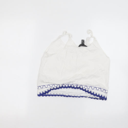 New Look Womens White   Basic T-Shirt Size 12