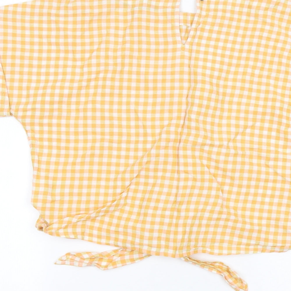 Marks and Spencer Womens Orange   Basic T-Shirt Size 10