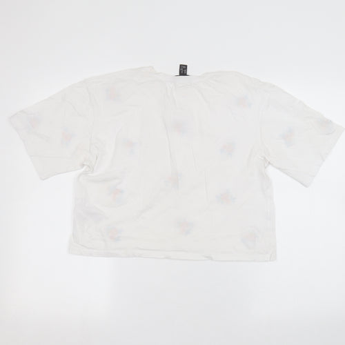 New Look Womens White   Basic T-Shirt Size 12