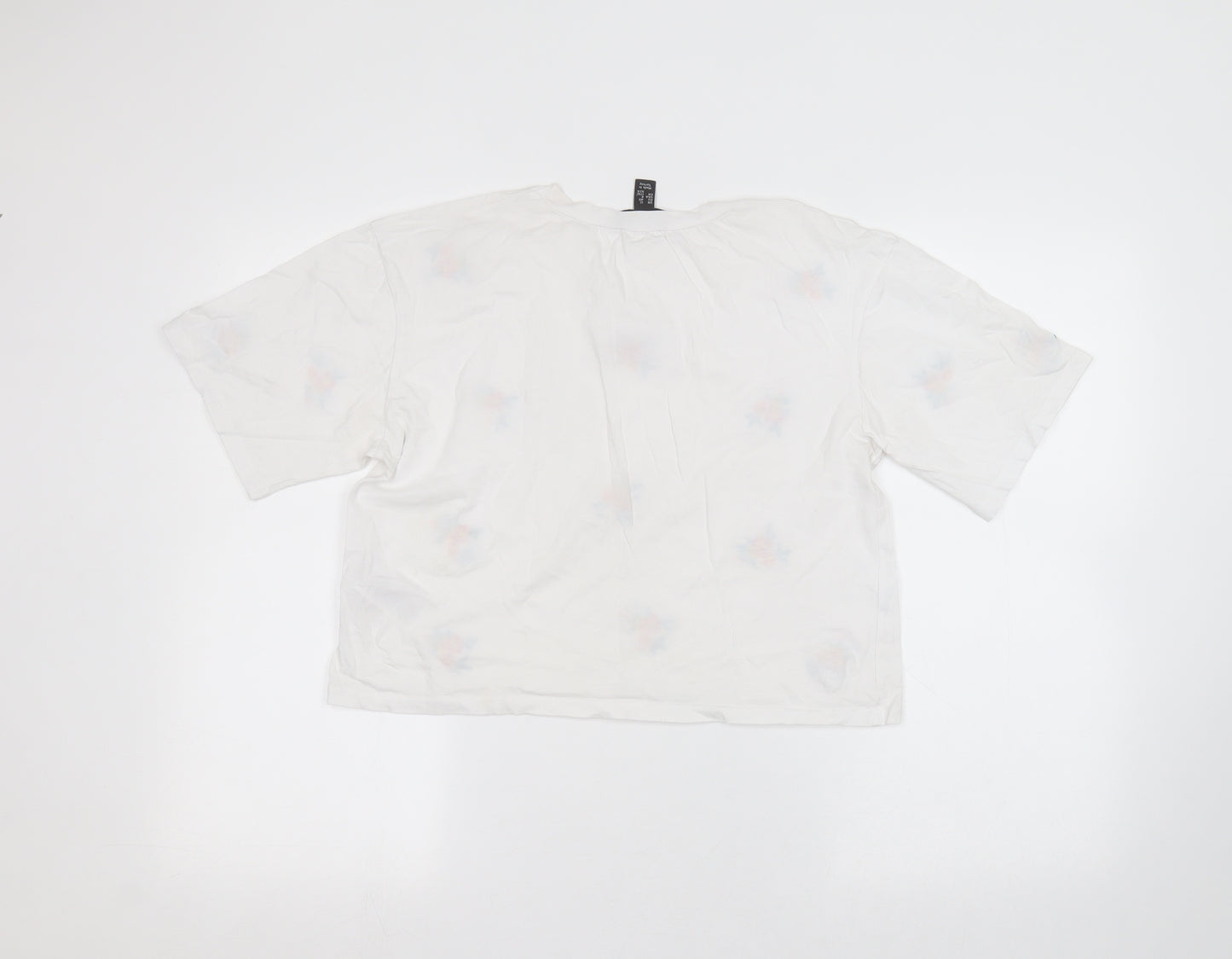 New Look Womens White   Basic T-Shirt Size 12