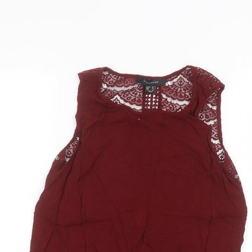 Atmosphere Womens Red   Basic Blouse Size 10