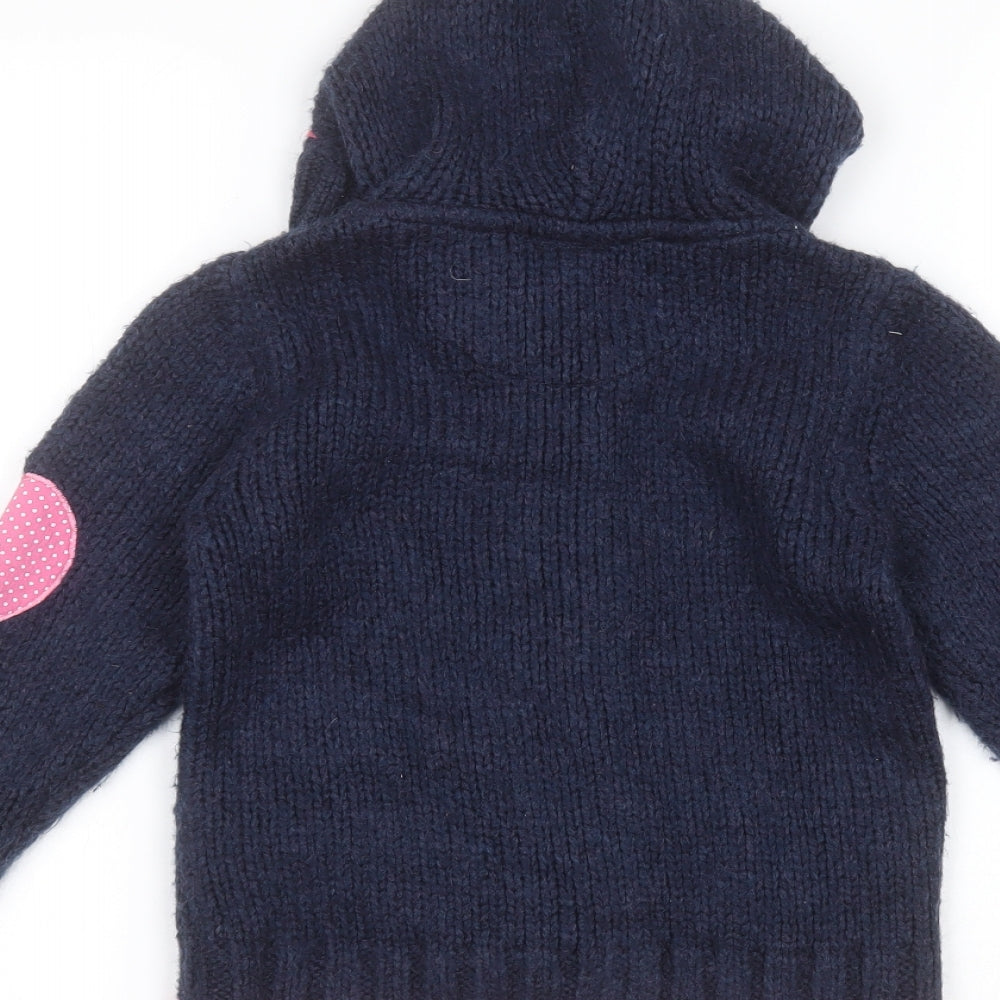 NEXT Girls Blue   Jacket Coatigan Size 4-5 Years