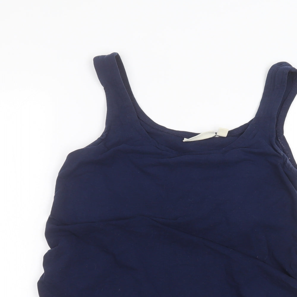 JoJo Maman Bébé Womens Blue   Basic Tank Size S