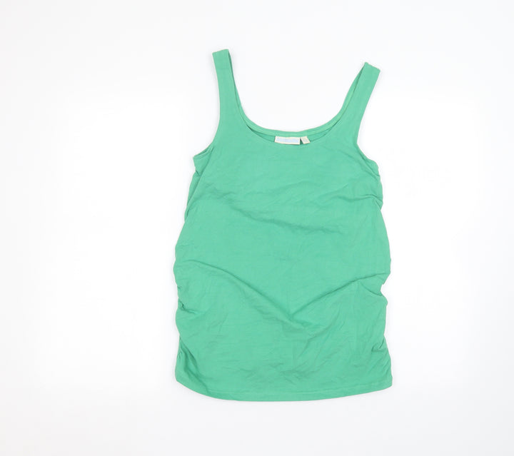 JoJo Maman Bébé Womens Green Basic Tank Size S