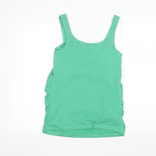 JoJo Maman Bébé Womens Green   Basic Tank Size S