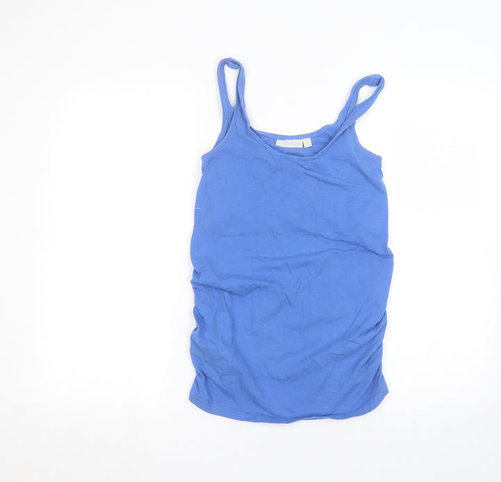 JoJo Maman Bébé Womens Blue   Basic Tank Size XS