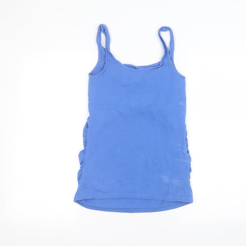 JoJo Maman Bébé Womens Blue   Basic Tank Size XS