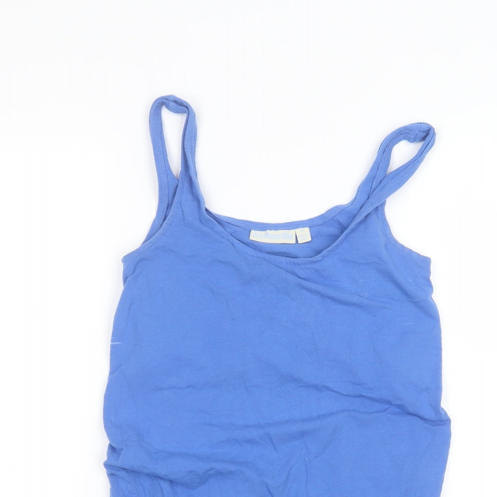 JoJo Maman Bébé Womens Blue   Basic Tank Size XS