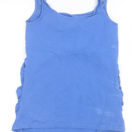 JoJo Maman Bébé Womens Blue   Basic Tank Size XS