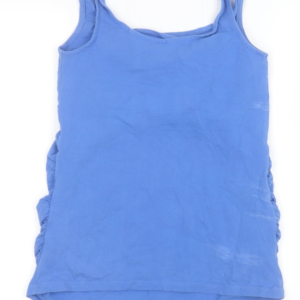 JoJo Maman Bébé Womens Blue   Basic Tank Size XS