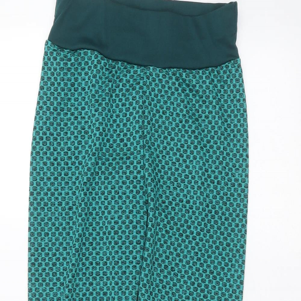 Preworn Womens Green   Jogger Leggings Size L L24 in