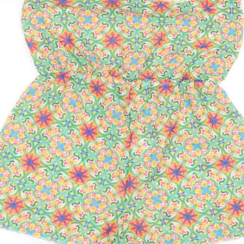 Boohoo Womens Green   Jumpsuit One-Piece Size M