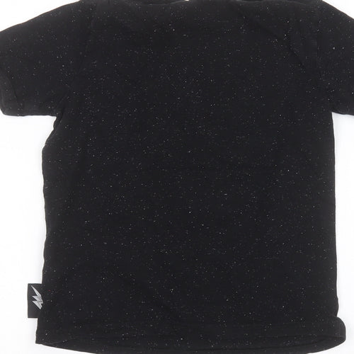 Power Rangers Boys Black   Basic T-Shirt Size 8-9 Years