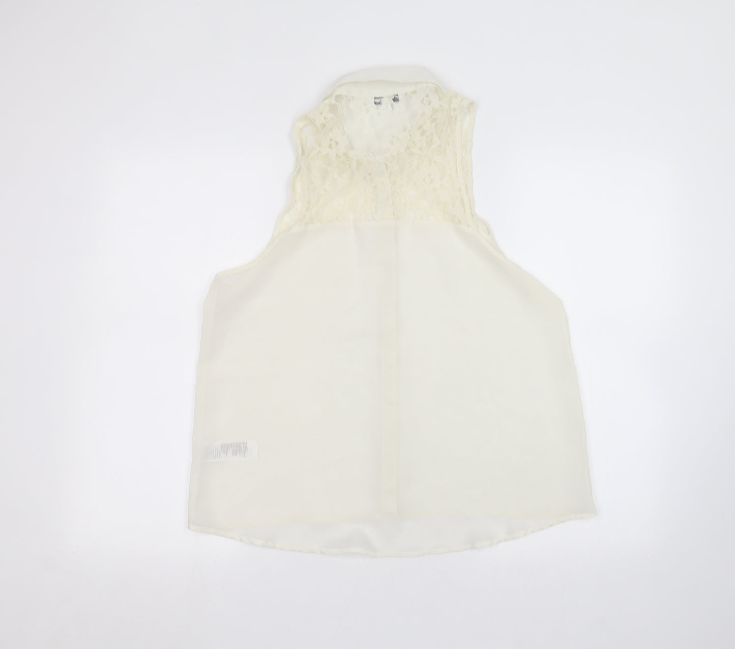 New Look Womens White   Basic Button-Up Size 12
