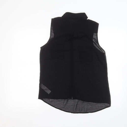New Look Womens Black   Basic Button-Up Size 12