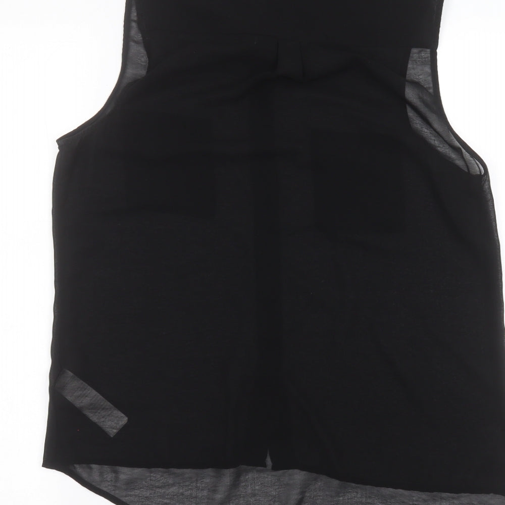 New Look Womens Black   Basic Button-Up Size 12