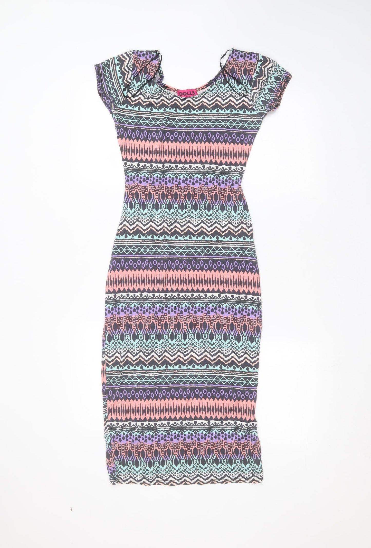 Dolls Womens Multicoloured   Pencil Dress  Size 10