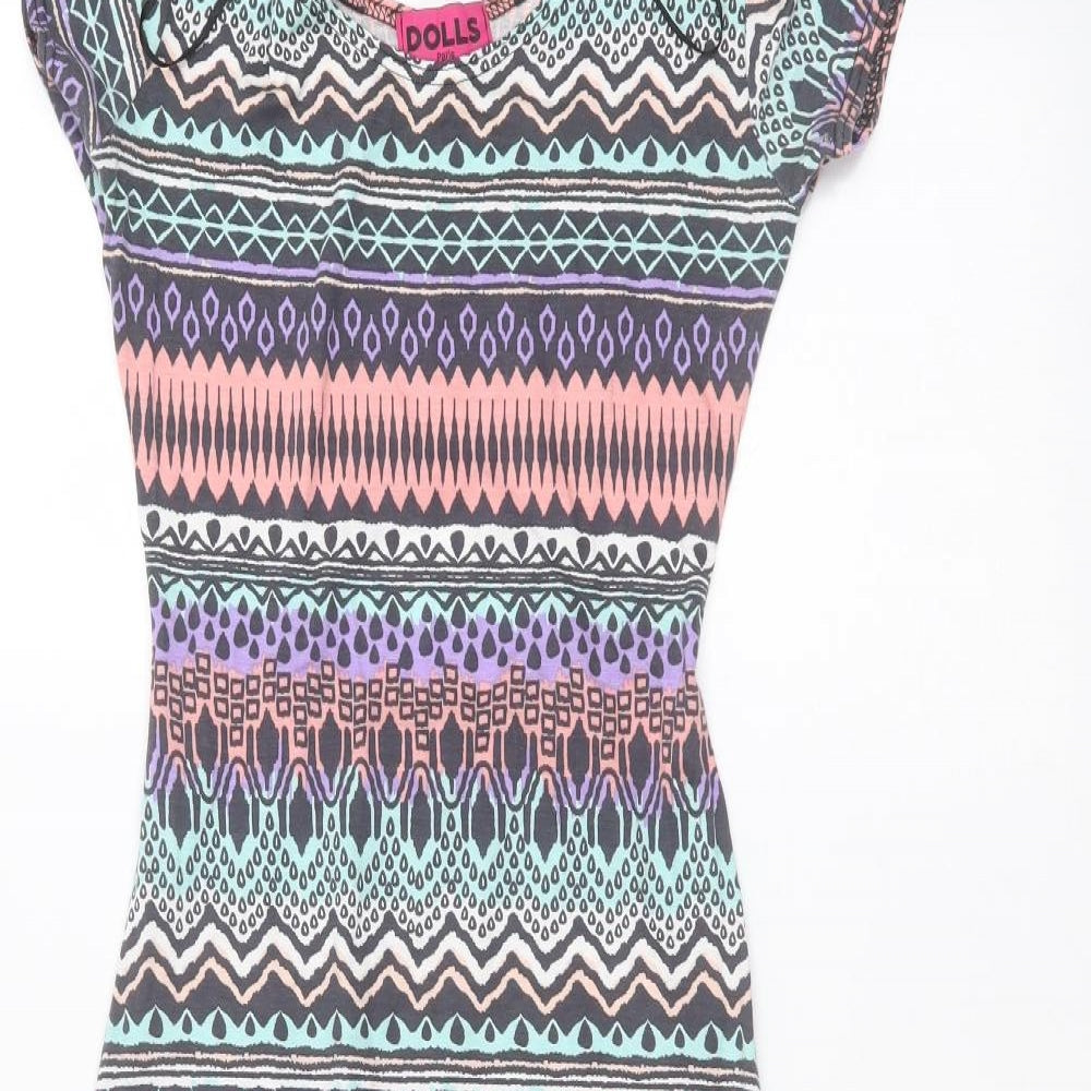 Dolls Womens Multicoloured   Pencil Dress  Size 10