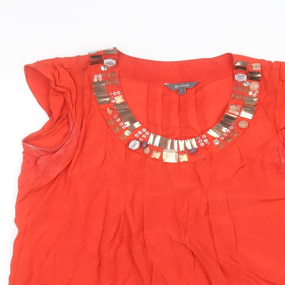 Matalan Womens Red   Basic T-Shirt Size 8
