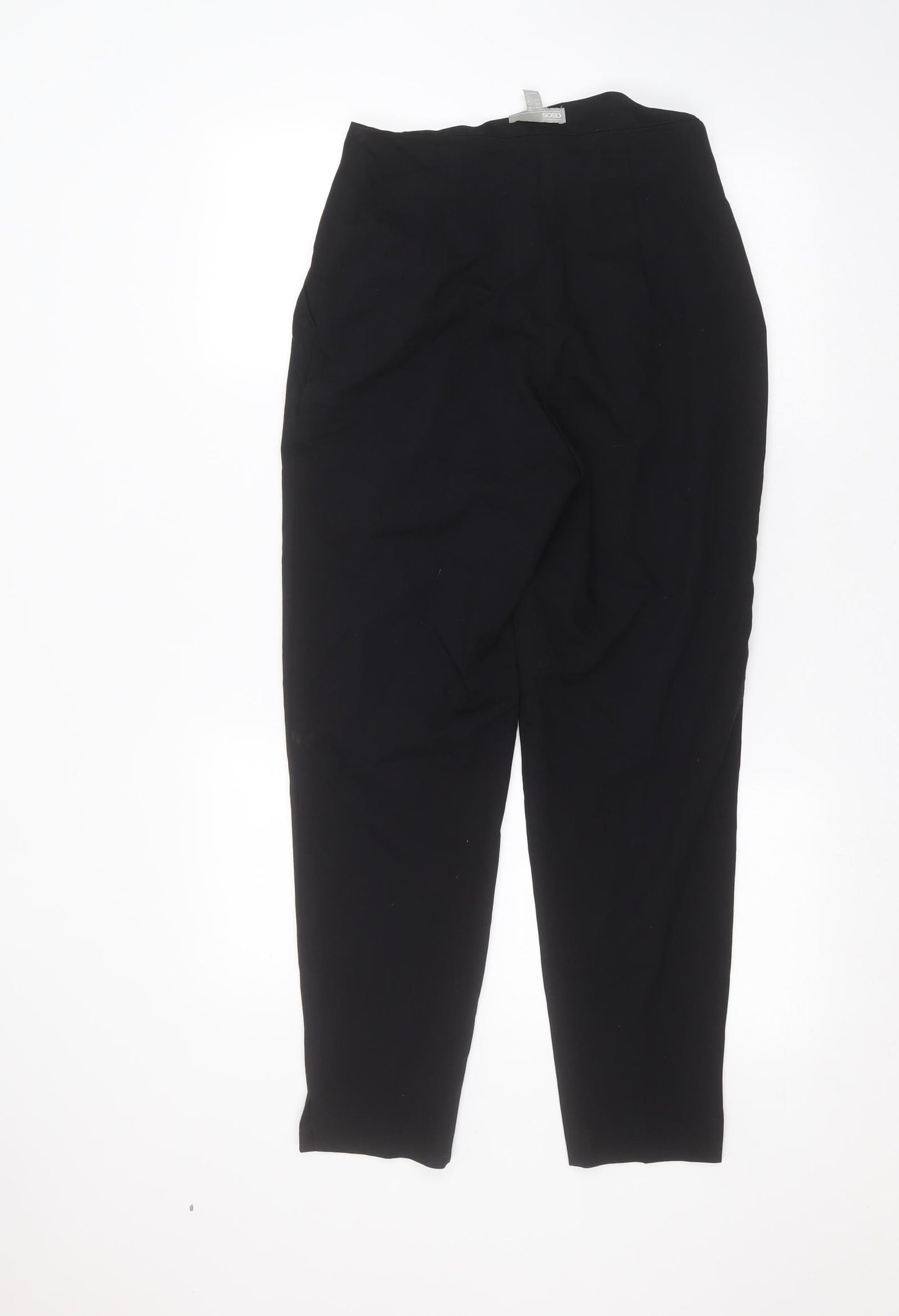 ASOS Womens Black   Trousers  Size 8 L25 in