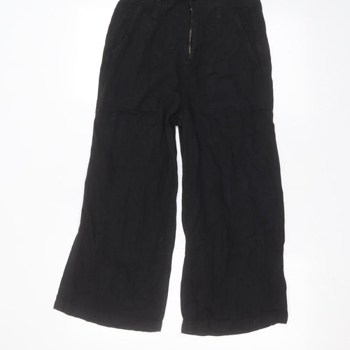 Topshop Womens Black   Trousers  Size 6 L22 in