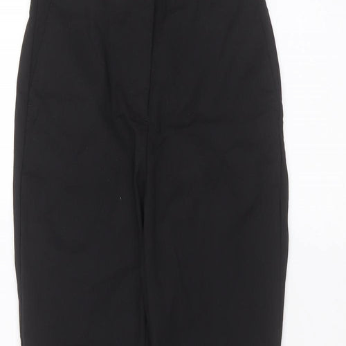 Zara Womens Black   Trousers  Size S L25 in