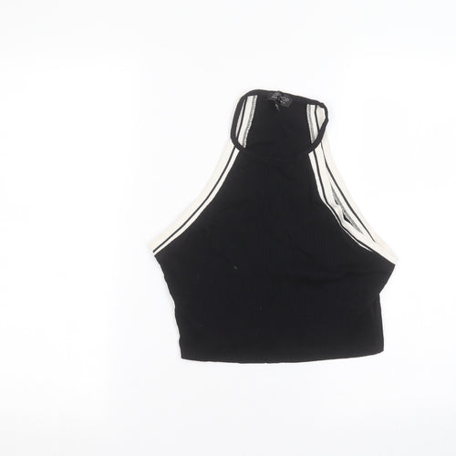 Topshop Womens Black   Basic Tank Size 14