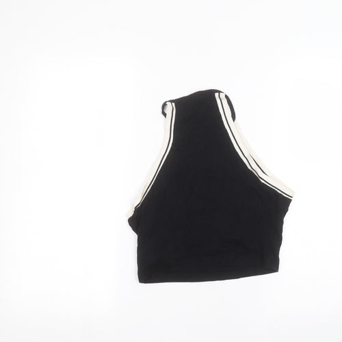 Topshop Womens Black   Basic Tank Size 14