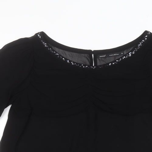 NEXT Womens Black   Basic Blouse Size 10