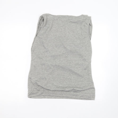 Preworn Womens Grey   Basic T-Shirt Size 3XL