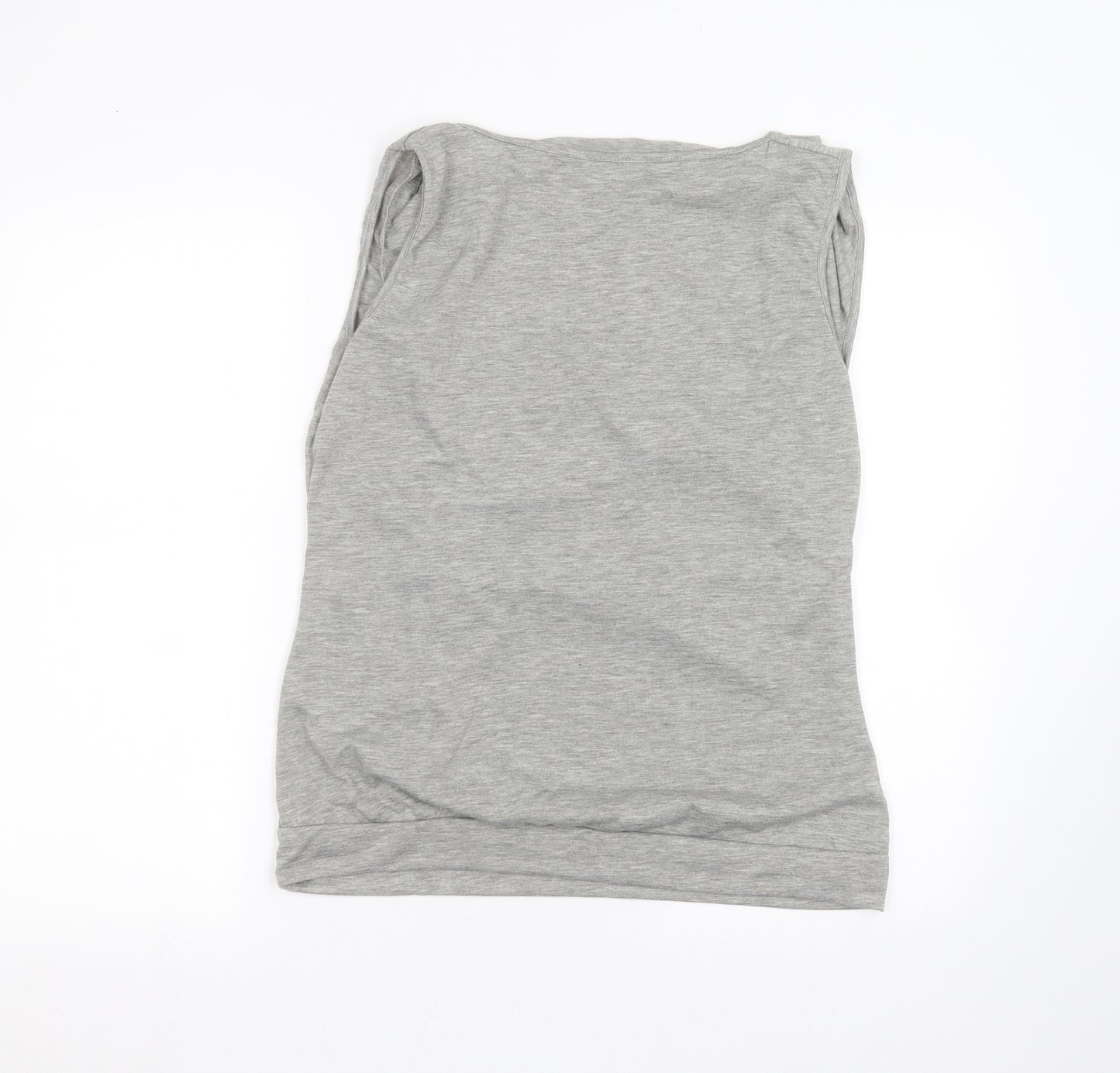 Preworn Womens Grey   Basic T-Shirt Size 3XL