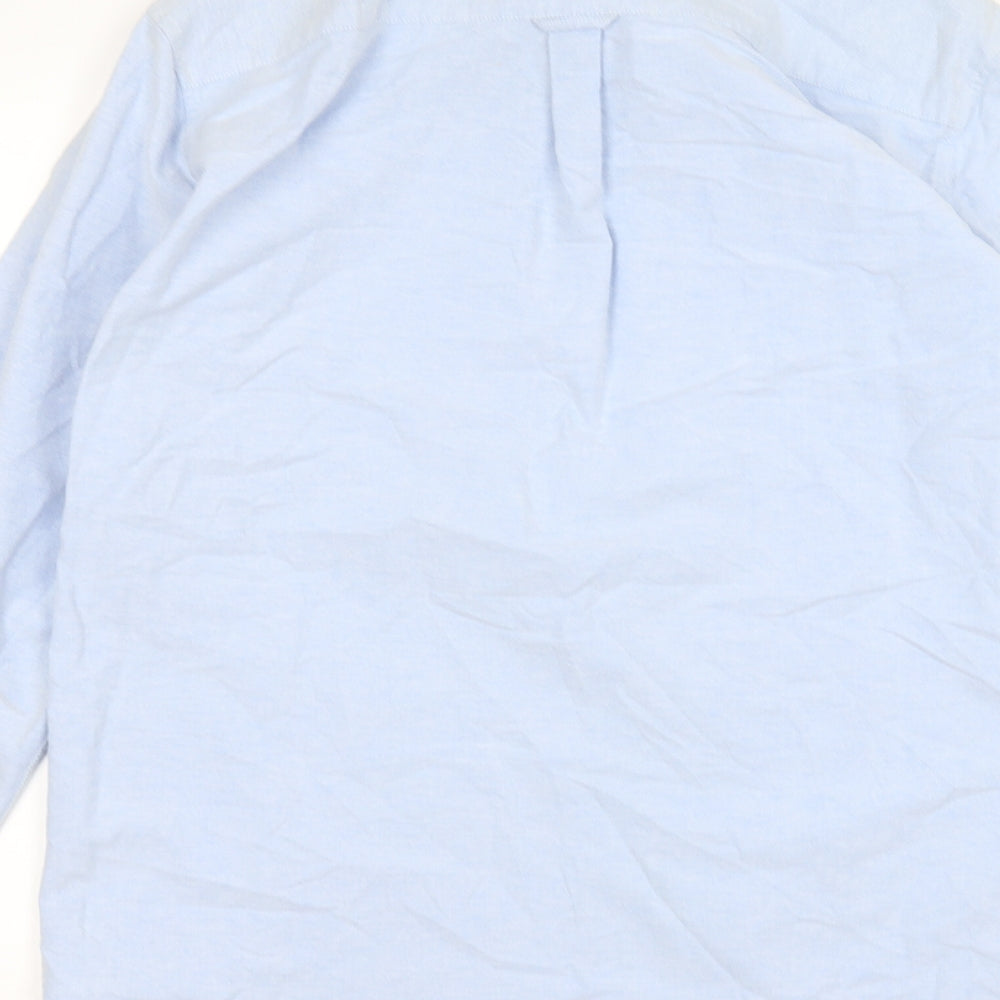 F&F Mens Blue    Dress Shirt Size L