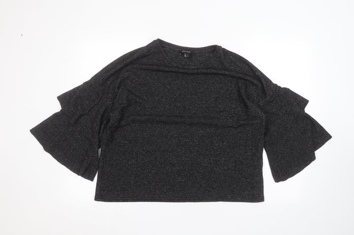 New Look Womens Black   Pullover Jumper Size L