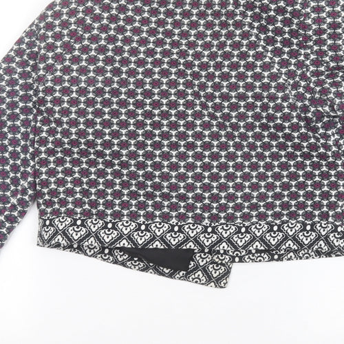 Atmosphere Womens White Floral  Jacket  Size 10